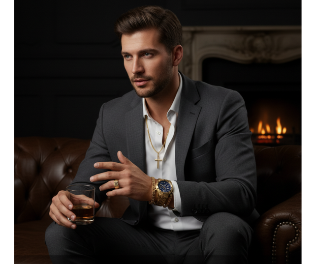 Set dorado suizo Geneva Chrono Luxury®
