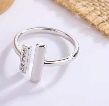 ANILLO DOBLE BARRA