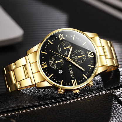 Set dorado suizo Geneva Chrono Luxury®