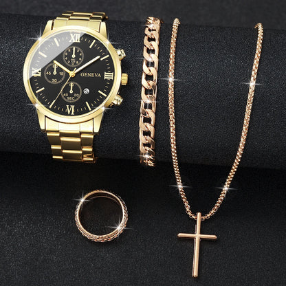 Set dorado suizo Geneva Chrono Luxury®