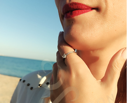ANILLO CORAZÓN CIRCONITA