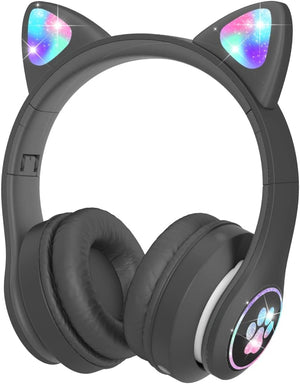 CASCOS DIADEMA OREJA GATO LED LIGHT