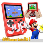 SUP PRO® Mini Consola con 400 Juegos Clásicos Retro